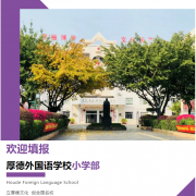 一文读懂 - 厚德外国语学校小学部2025年秋季一年级新生学位填报指南