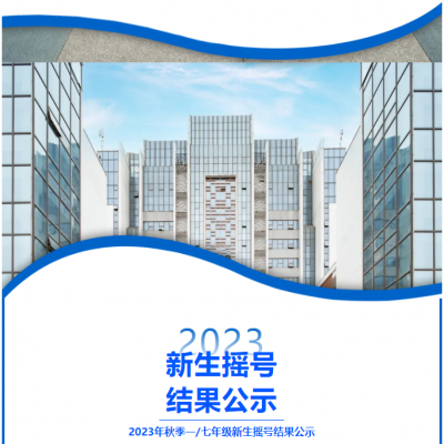 【结果公示】赣州市厚德学校2023年秋季一年级/七年级新生摇号结果公布
