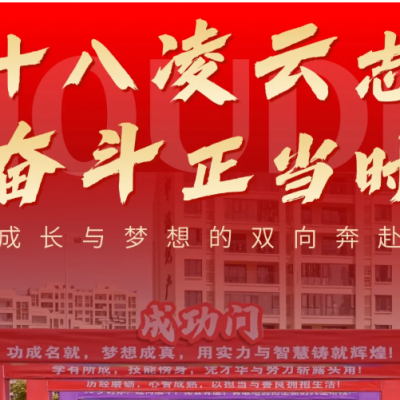 十八凌云志 奋斗正当时 - 厚外高中部2025届成人典礼