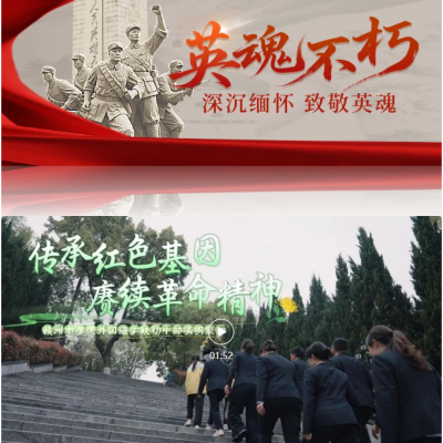 传承红色基因  赓续革命精神 - 厚外初中部清明祭扫活动侧记